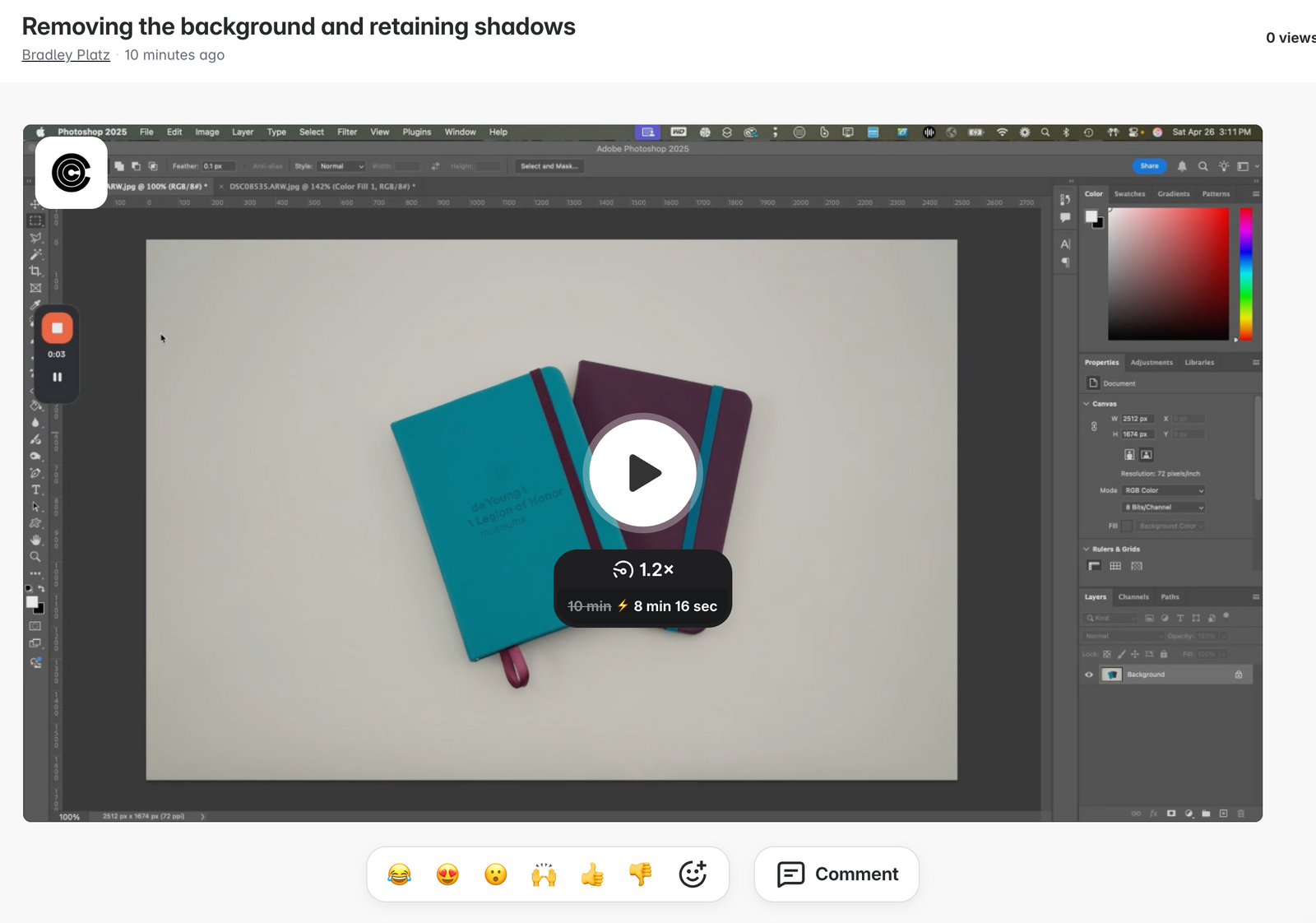 Removing Backgrounds (the old school way)